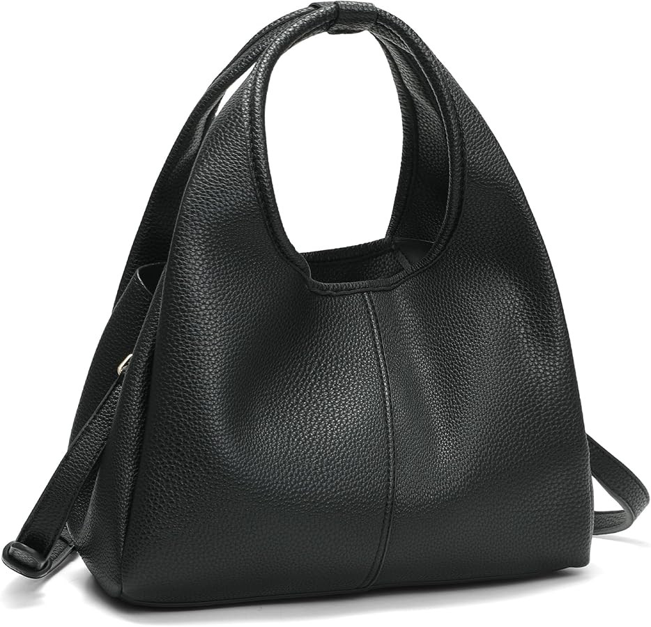 GEMIU Leather Handbags for women, Small Top Handle Bag and Purses Crossbody Tote Bags with Detach... | Amazon (US)
