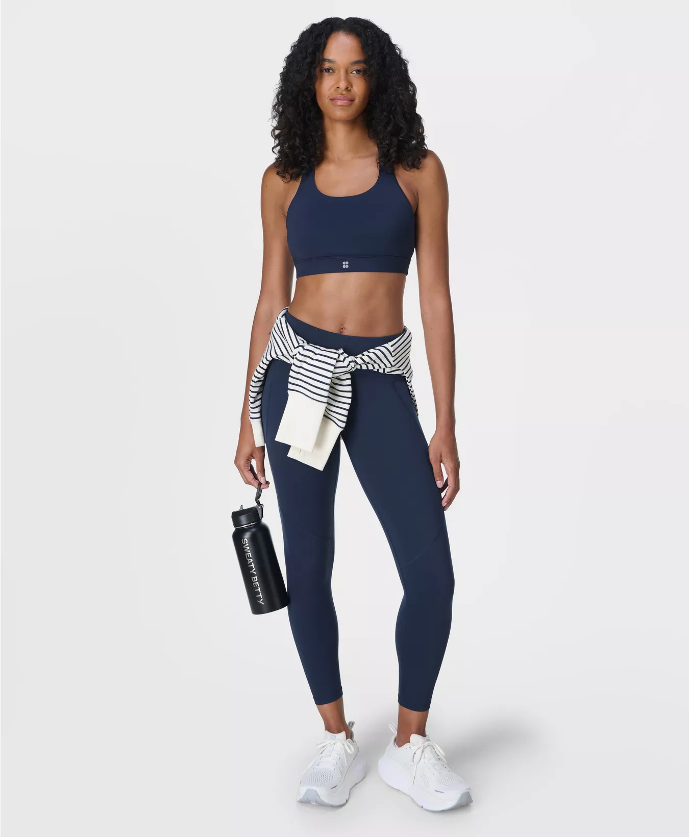 Power 7/8 Gym Leggings - Black | Women's Leggings | Sweaty Betty | Sweaty Betty UK