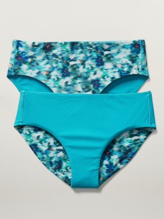 Athleta Girl Reversible Mid Rise Swim Bottom | Athleta