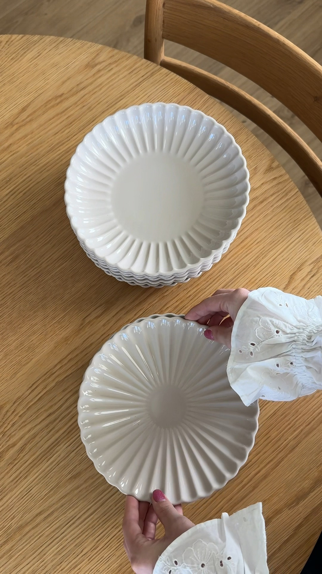 Obsessed with these plates! Ordered these two sizes but now ordering the larger ones for the set! Microwave and dishwasher safe!

#LTKSpringSale #LTKhome