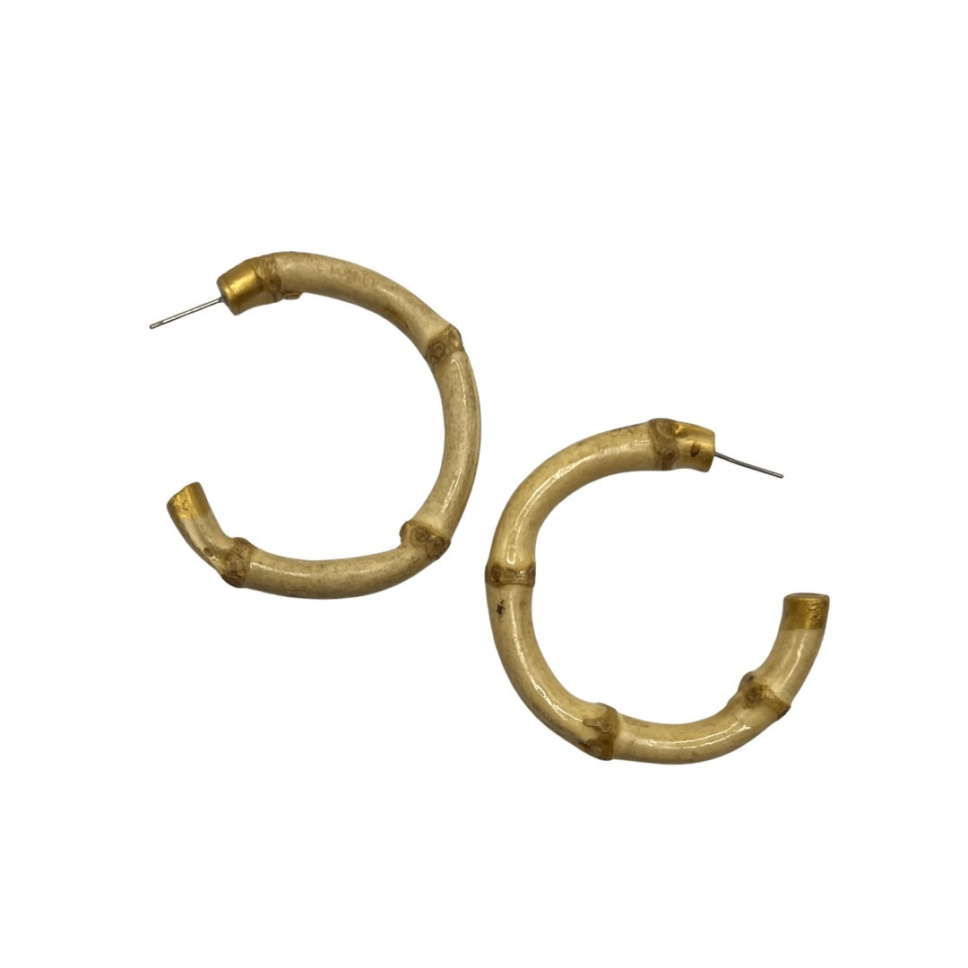Bamboo Hoop Earrings | Sea Marie Designs
