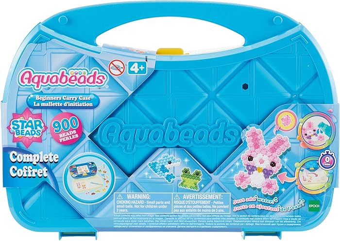 Aquabeads Beginners Carry Case - Fun and Creative Arts & Crafts Bead Kit for Kids Ages 4 and Up -... | Amazon (US)