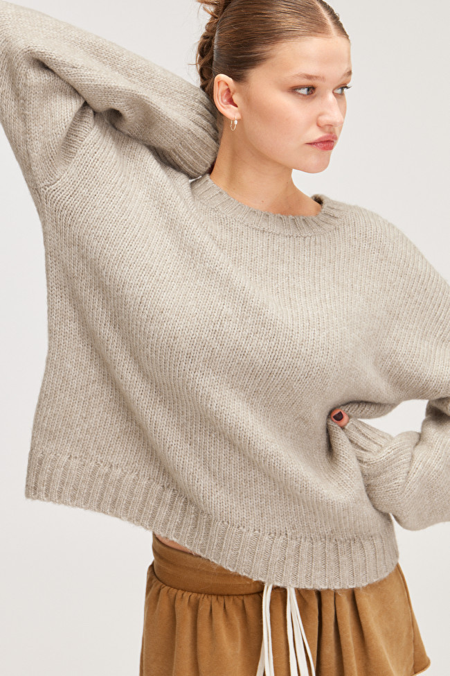 Chunky knit oversized sweater | Monki