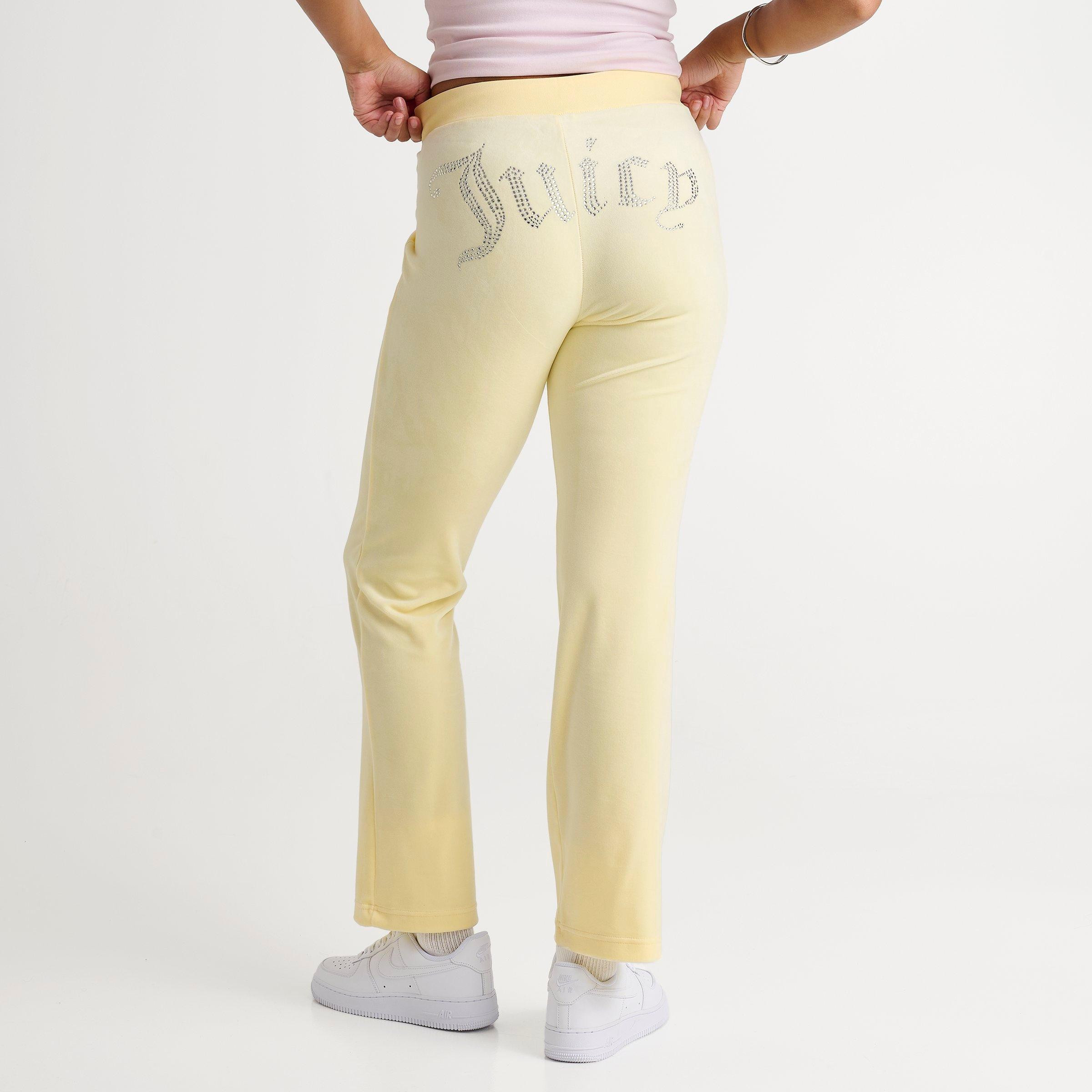 Women's Juicy Couture OG Big Bling Velour Track Pants | Finish Line (US)