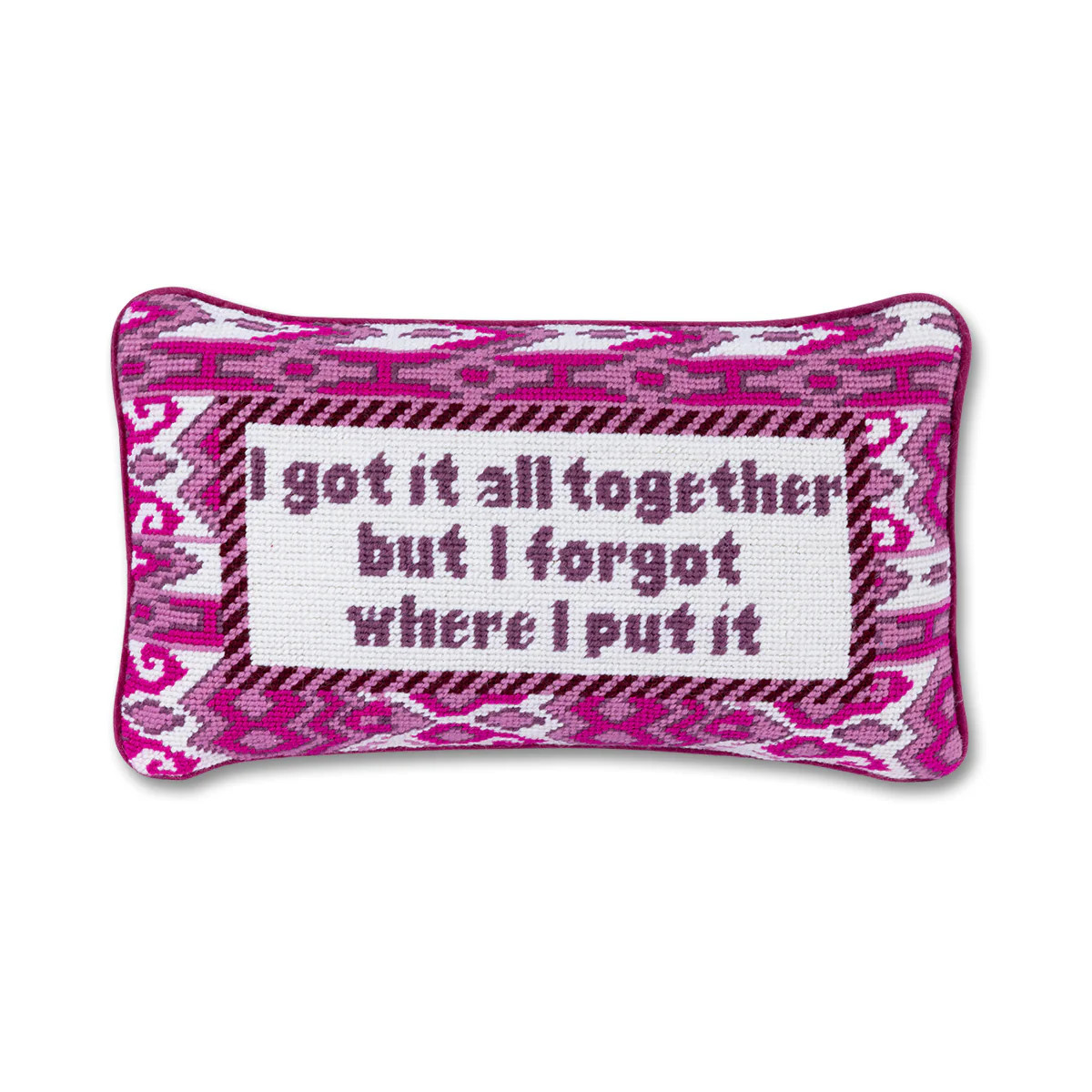 Furbish Studio - Got It All Together Needlepoint Pillow | Furbish Studio