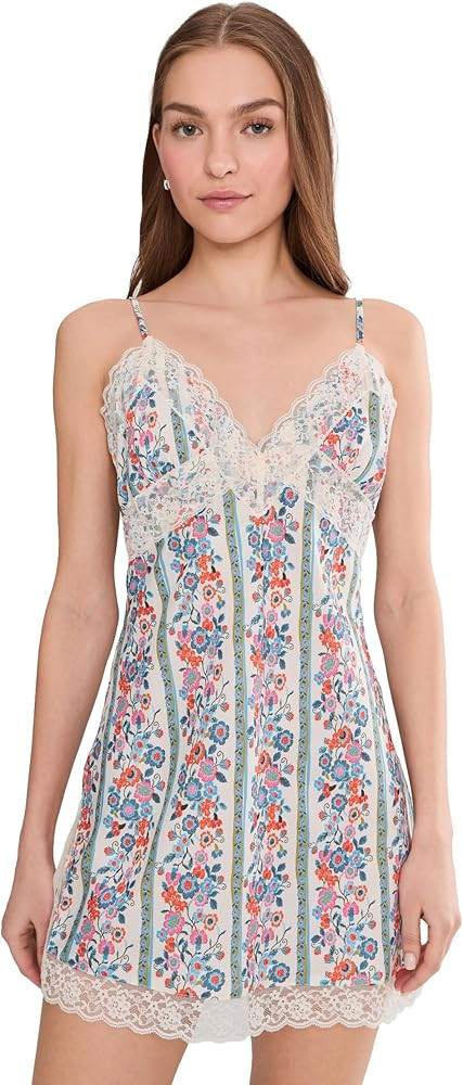 Free People Women's Wish You Were Here Mini Slipdress | Amazon (US)
