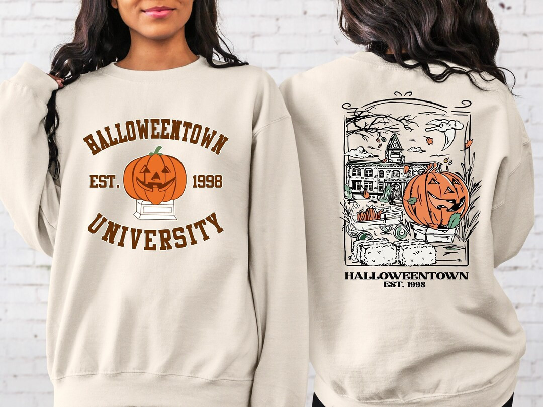 Halloweentown Est 1998 Sweatshirt, Halloweentown University, Retro Halloweentown Sweatshirt, Fall... | Etsy (US)