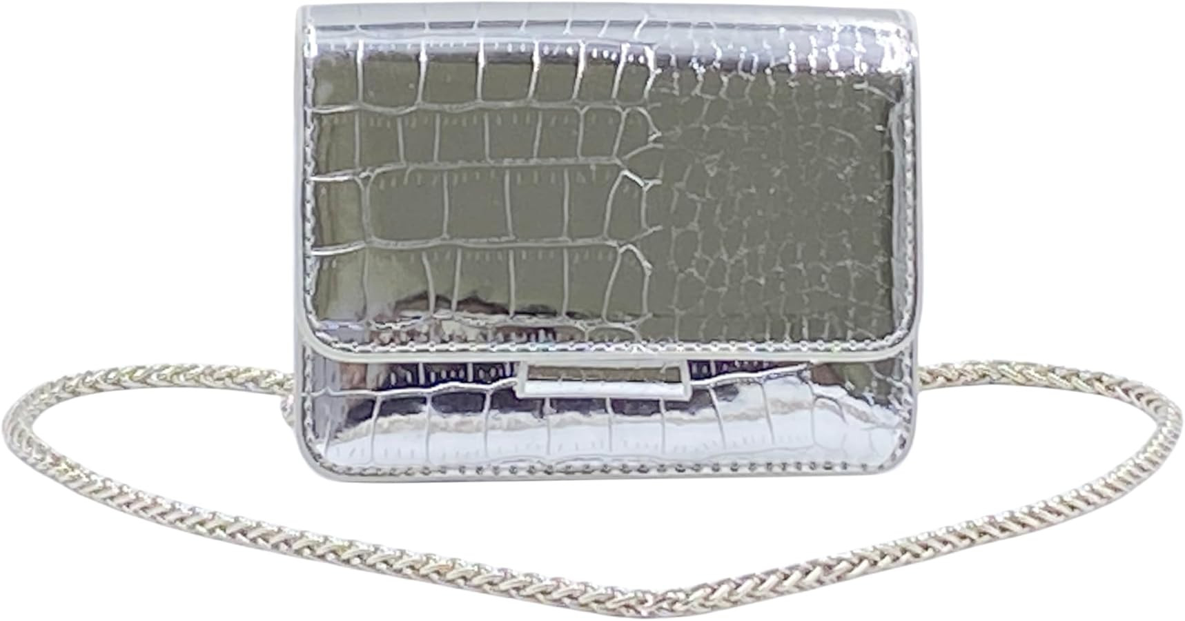 Silver Crossbody Purse Clutch Strap Y2K Mini clutch purses for women dressy | Amazon (US)