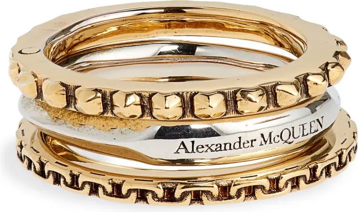 Alexander McQueen Linked Rings | Nordstrom | Nordstrom