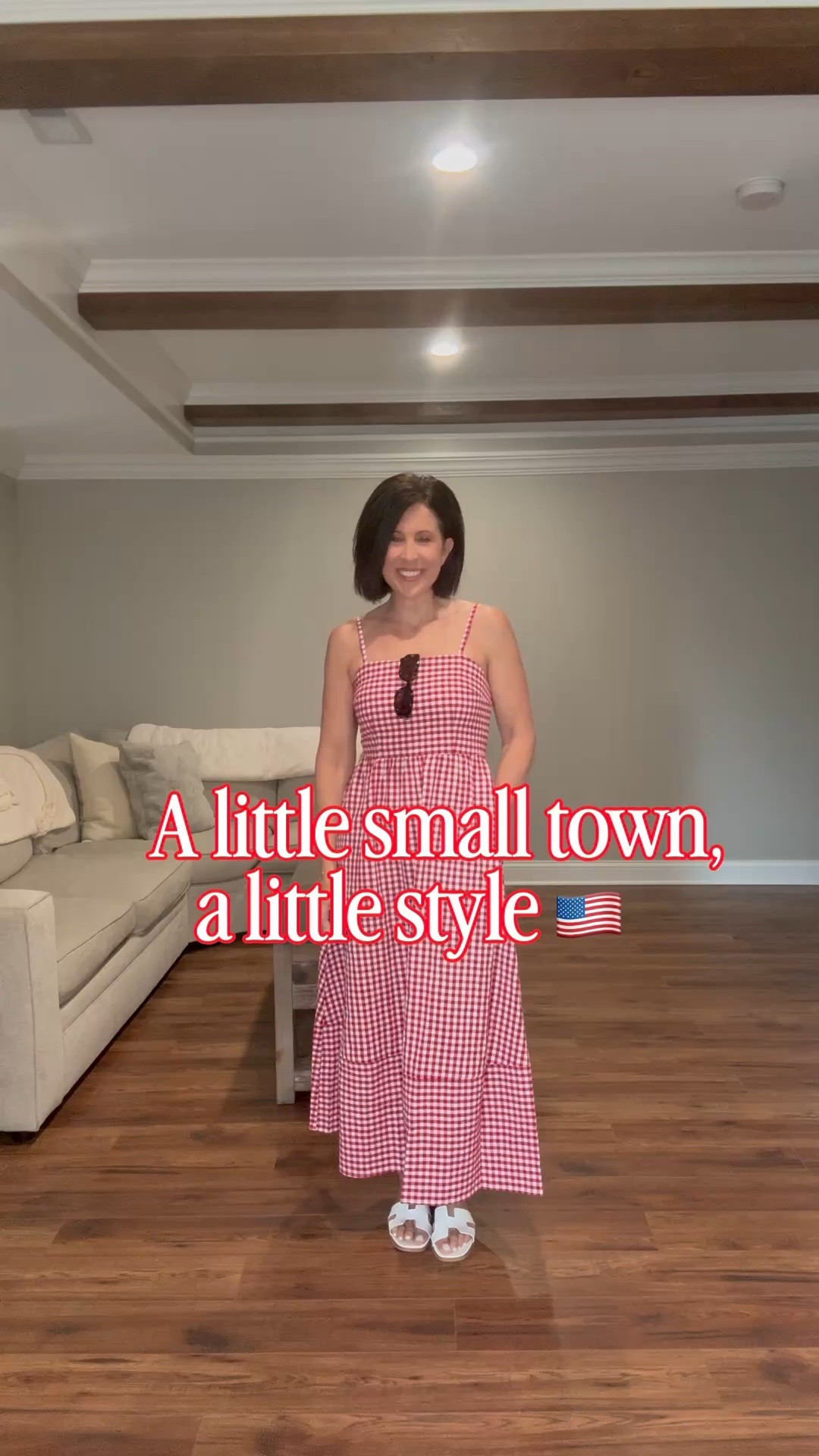 Americana style 🇺🇸✨2 sweaters. Endless looks. SALE! Shop on my LTK link and follow LTK @style_with_michelle for more styles! 

Denim, white jeans, shorts… and dresses 🤍 #summerstyle #midweststyle #agelessstyle #styleinspo 

Perfect for the lake, Memorial Day, or the 4th of July.Small town roots—Laurens, IA Wouldn’t change a thing.

#LTKootd #LTKSaleAlert