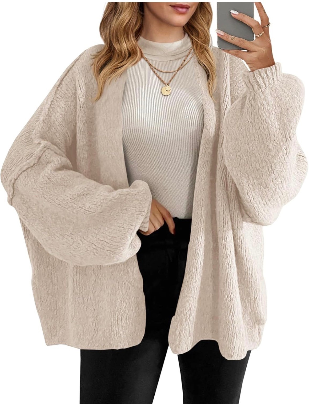 A pregnancy must have: a cozy cardigan! You can layer this on top of different colored shirts to create different outfits!

#LTKBump #LTKmomlife #LTKootd