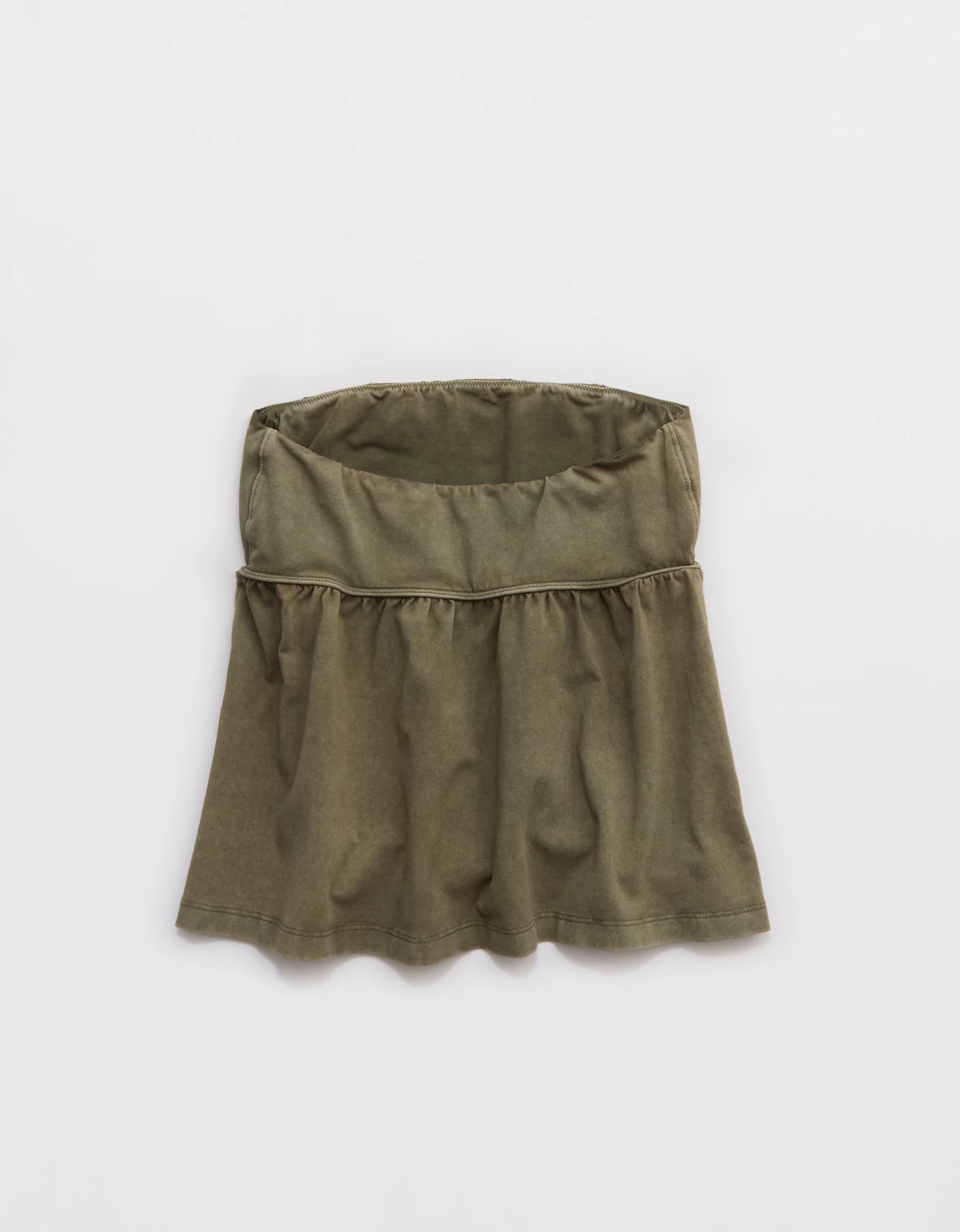 OFFLINE By Aerie OG Cotton Peplum Tube Top | American Eagle Outfitters (US & CA)