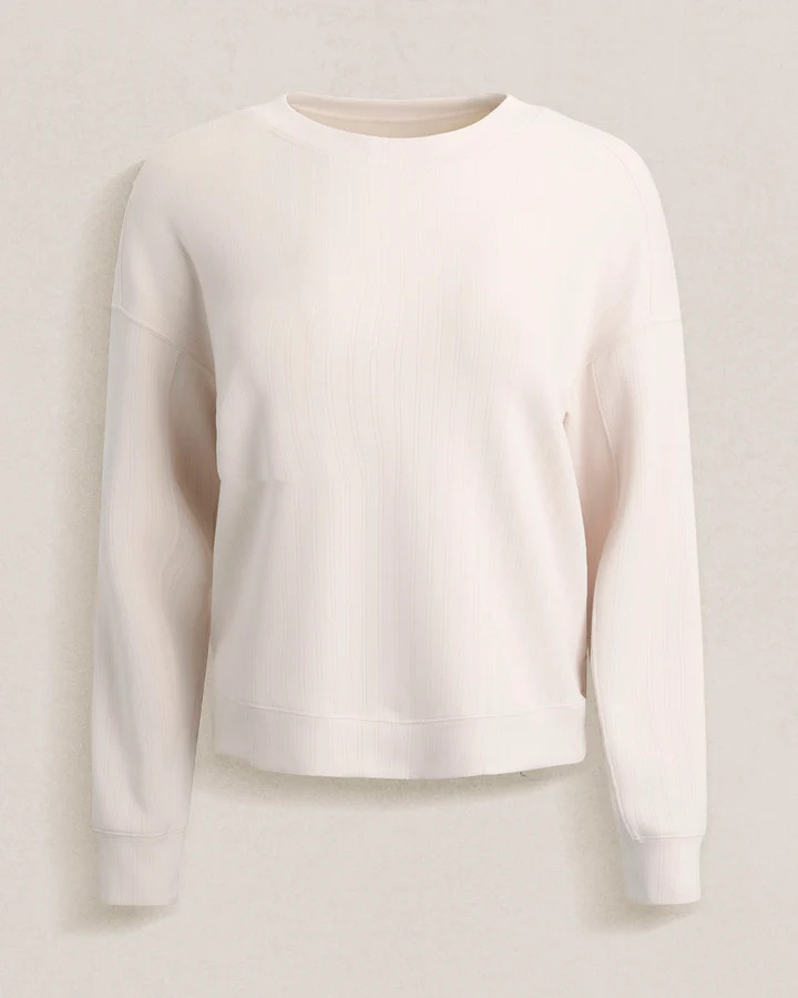 Splendid x @Cellajaneblog Rib Scuba Sweatshirt | Splendid