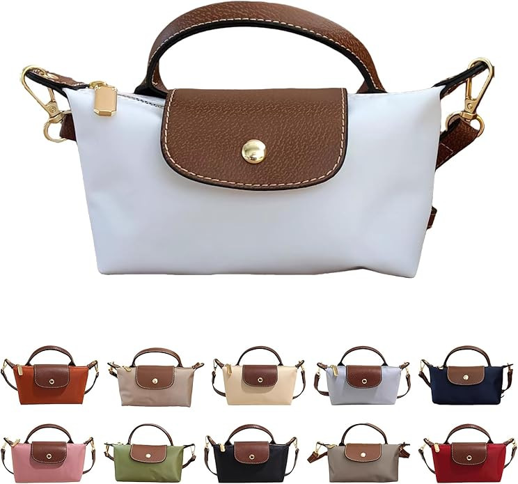 Mini Crossbody Bag for Women - Adjustable Strap Shoulder Purse, Small Spacious Tote with Zipper P... | Amazon (US)