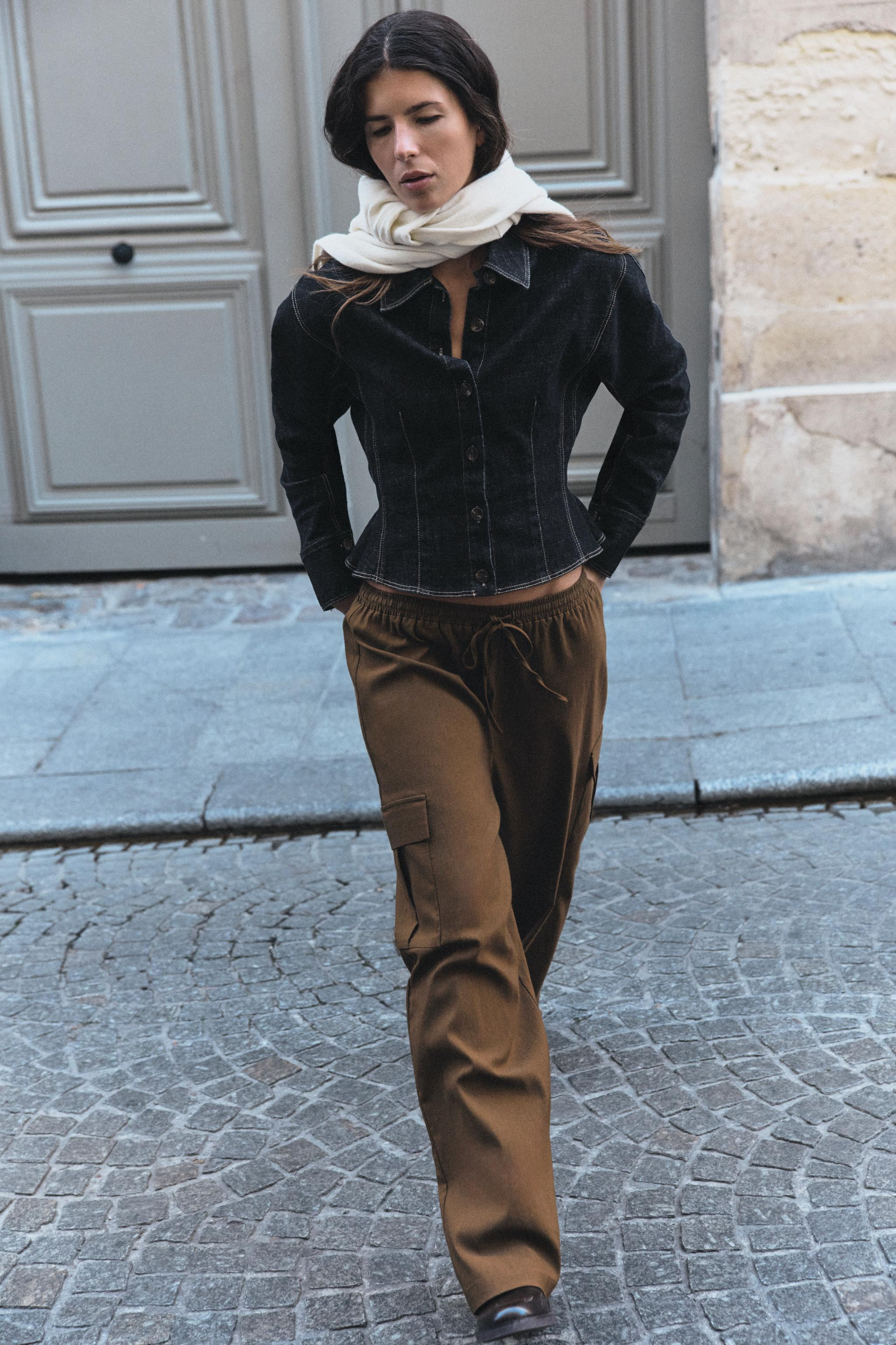 STRAIGHT CARGO TROUSERS | Zara UK