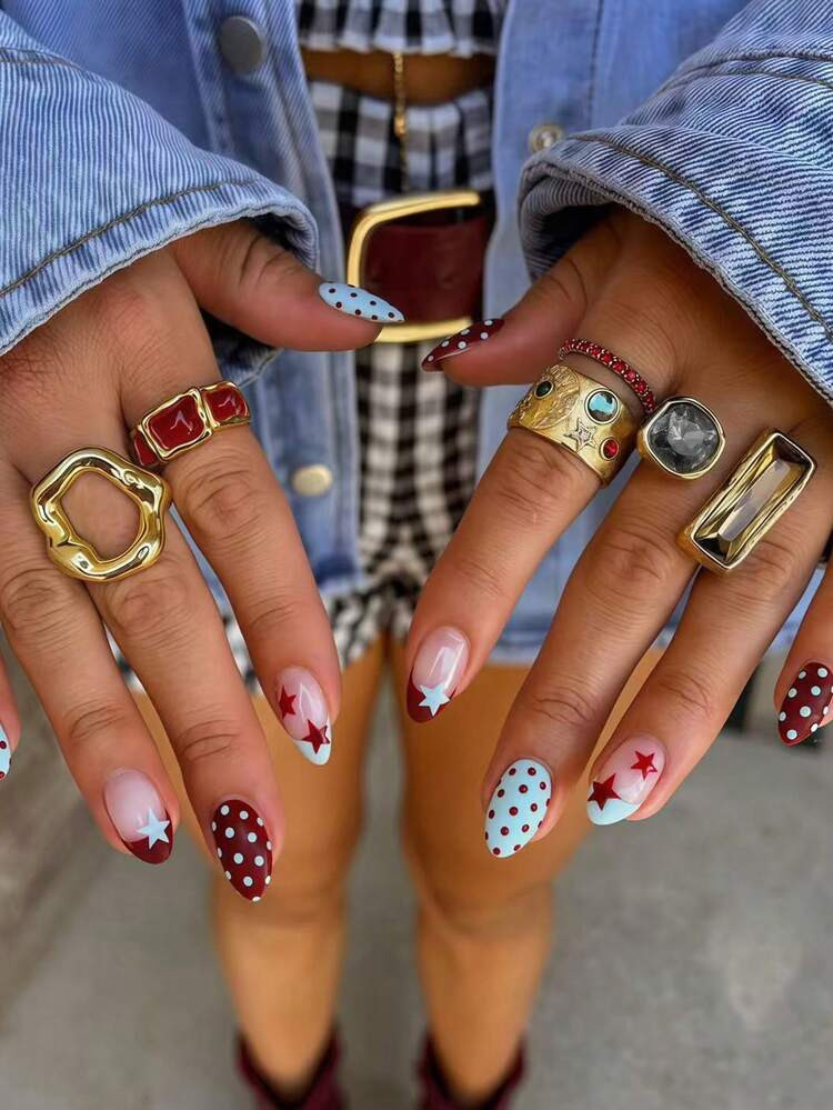 5pcs Colorful Crystal Rhinestone Faux Gemstone Ring Set, Stackable Geometric Rings, Suitable For Women's Daily Dates, Music Festivals | SHEIN