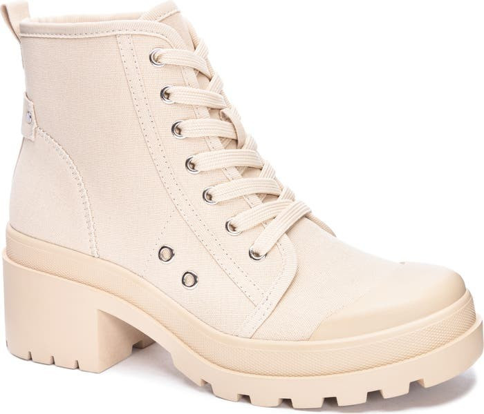 Bunny Canvas Combat Boot | Nordstrom