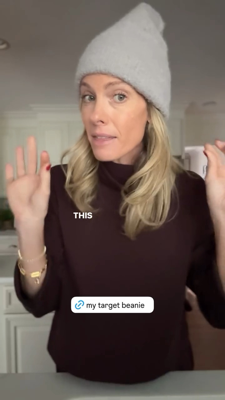 The cutest target beanie. It’s freezing here today! 