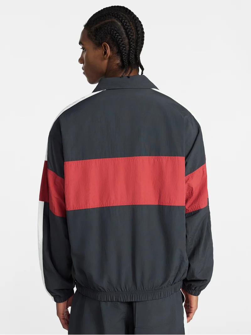 No Boundaries Windbreaker Jacket with Long Sleeves, Men's XS-5XL | Walmart (US)