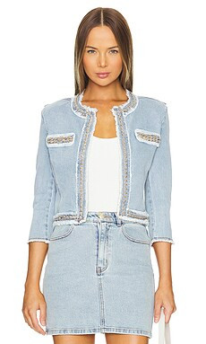 Generation Love Kenzie Jacket in Light Blue from Revolve.com | Revolve Clothing (Global)