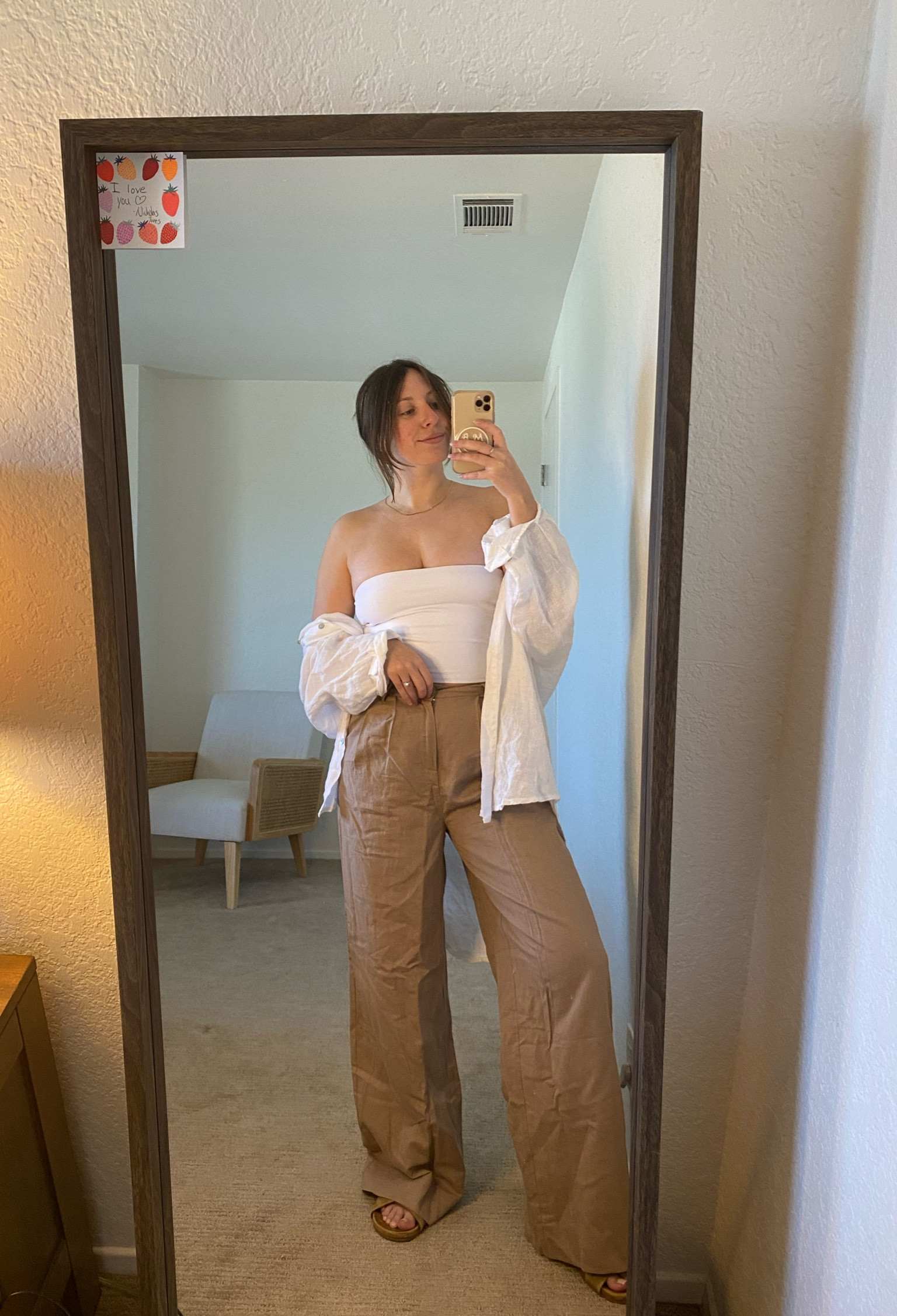 So many different ways I can style my new cutie tube top! I’m loving these beachy pants and and oversized linen shirt for a casual chic look. With a mule and a jacket it could be cute for work too!

#LTKunder100 #LTKstyletip #LTKworkwear