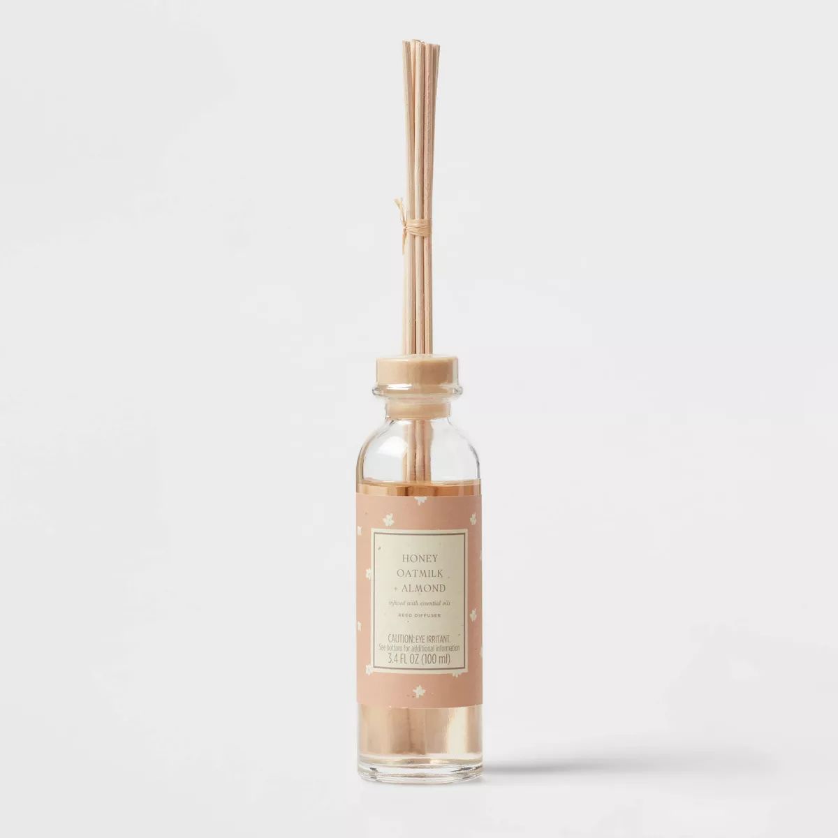 100ml Reed Diffuser with Cork Lid Honey Oatmilk & Almond Orange - Threshold™ | Target