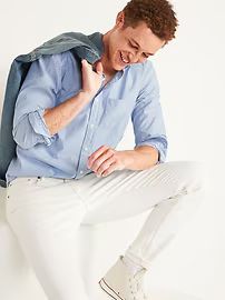 Slim-Fit Built-In Flex Everyday Shirt for Men | Old Navy (US)