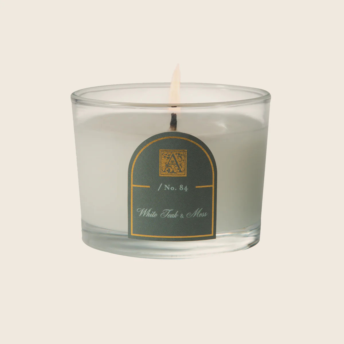White Teak & Moss - Petite Tumbler Candle | Aromatique