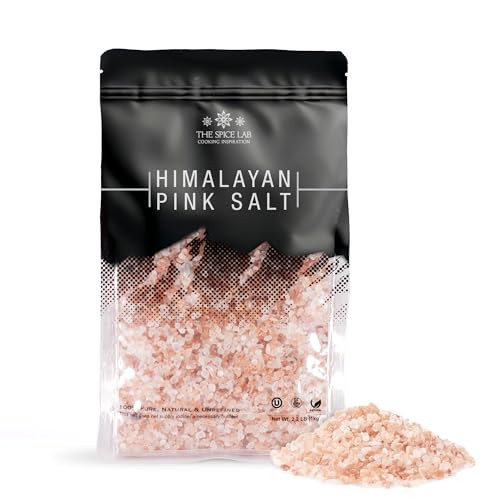 The Spice Lab Himalayan Salt - Coarse 2.2 Lb / 1 Kilo - Pink Himalayan Salt is Nutrient and Mineral Dense for Health - Gourmet Pure Crystal - Kosher & Natural Certified | Amazon (US)