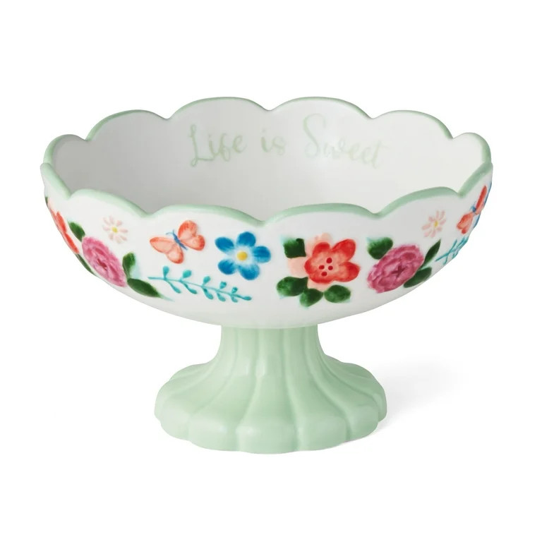 The Pioneer Woman Painted Meadows 6.4-inch Stoneware Candy Dish | Walmart (US)