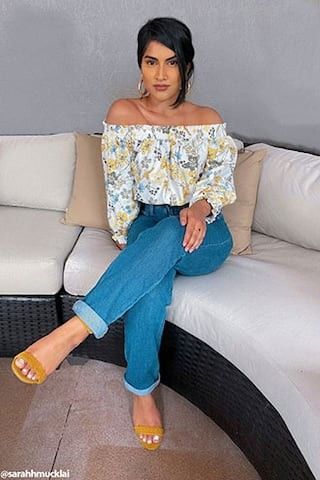 Forever 21 Floral Off-the-Shoulder Top , Ivory/multi | Forever 21 (US)