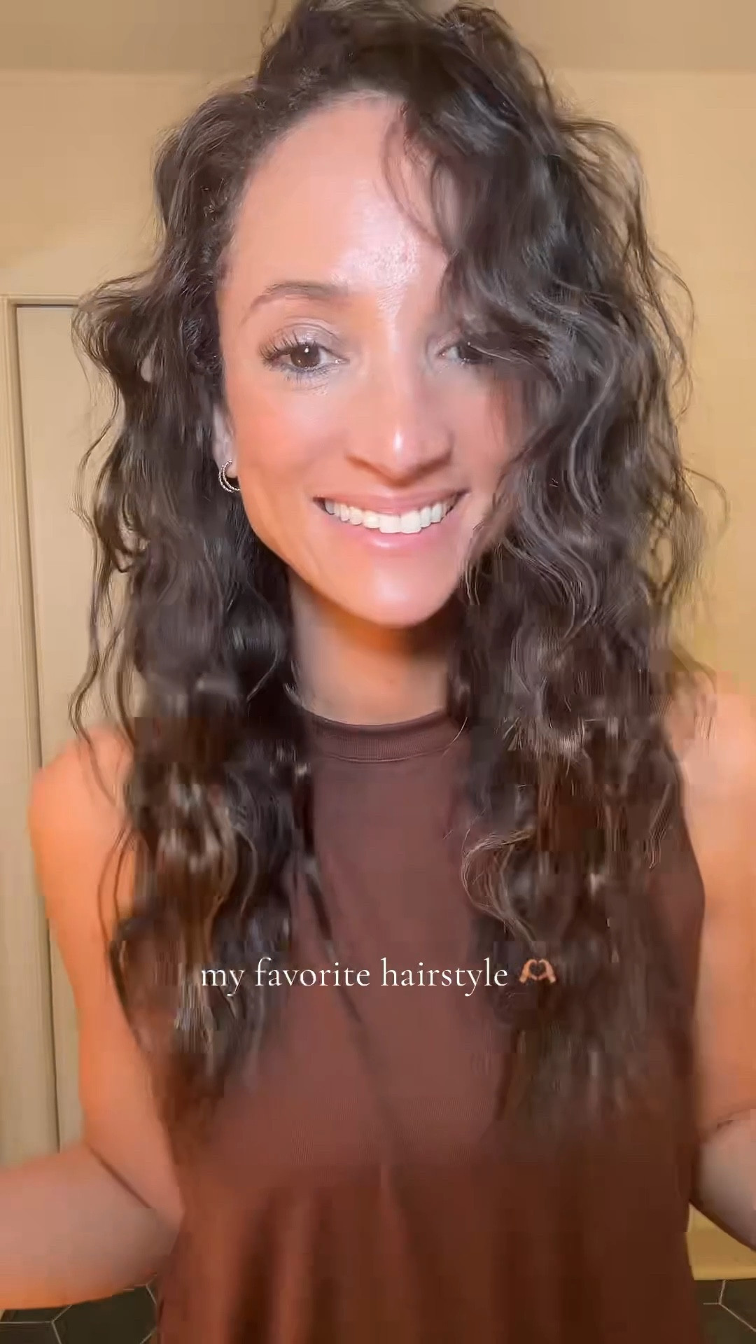 Go to curly hairstyle 🫶🏽🤎 #curlyhair #hairroutine #tymowaver 

#LTKStyleTip #LTKBeauty