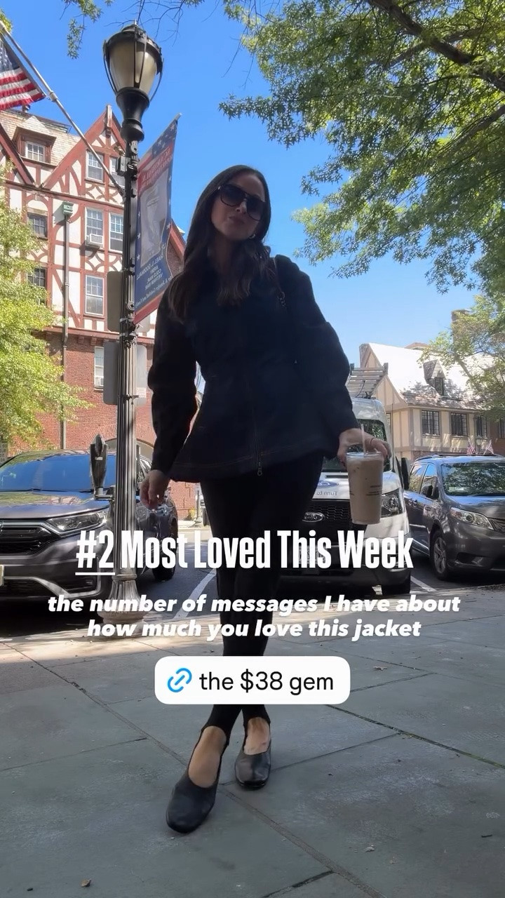 #2 Most Loved This Week the number of messages I have about how much you love this jacket. A $38 gem.