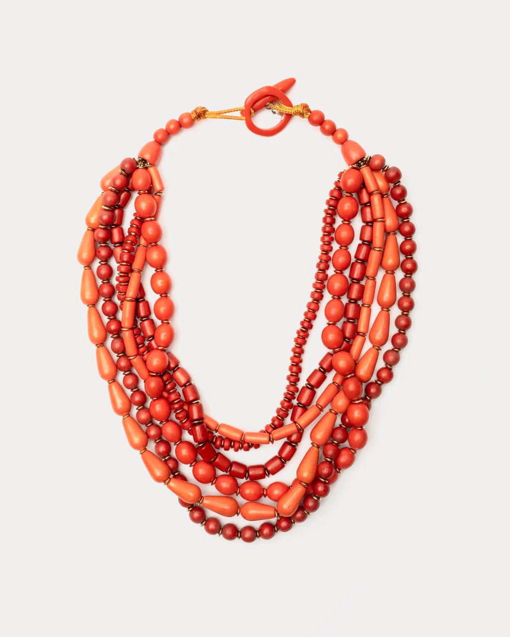 Simone Necklace Orange | Frances Valentine