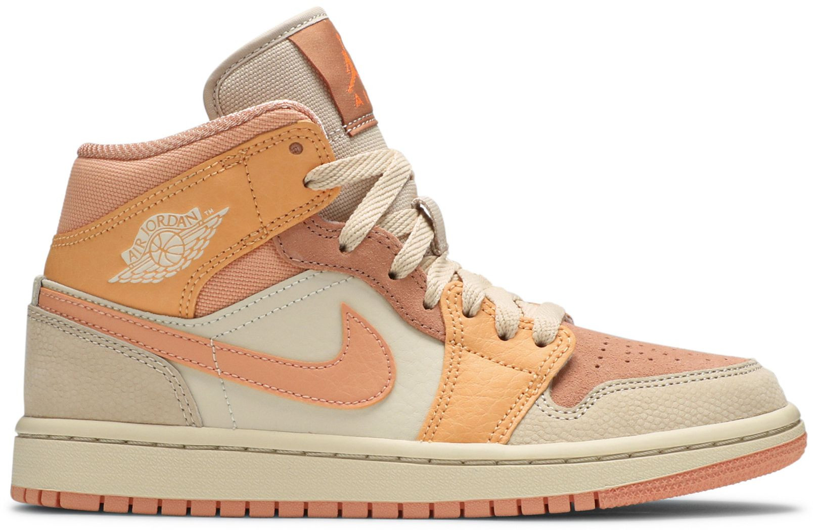 Wmns Air Jordan 1 Mid 'Apricot' | GOAT