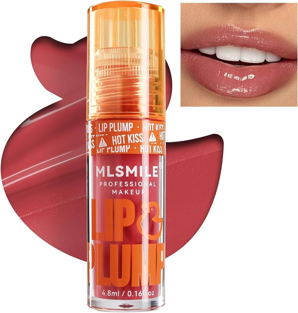 1 PCS Duck Lip Plump High Pigment Plumping Lip Gloss, Fat Oil Lip Gloss, High Pigment No Sticky L... | Amazon (US)