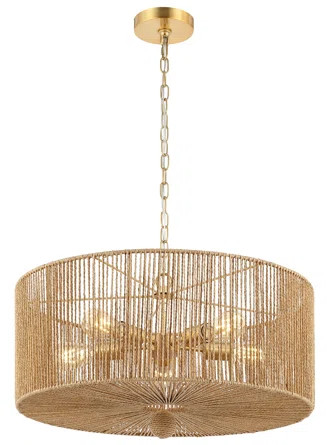 Wentz 5 - Light Dimmable Drum Chandelier | Wayfair North America