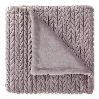 Loom + Forge Chevron  Faux Mink Throw | JCPenney