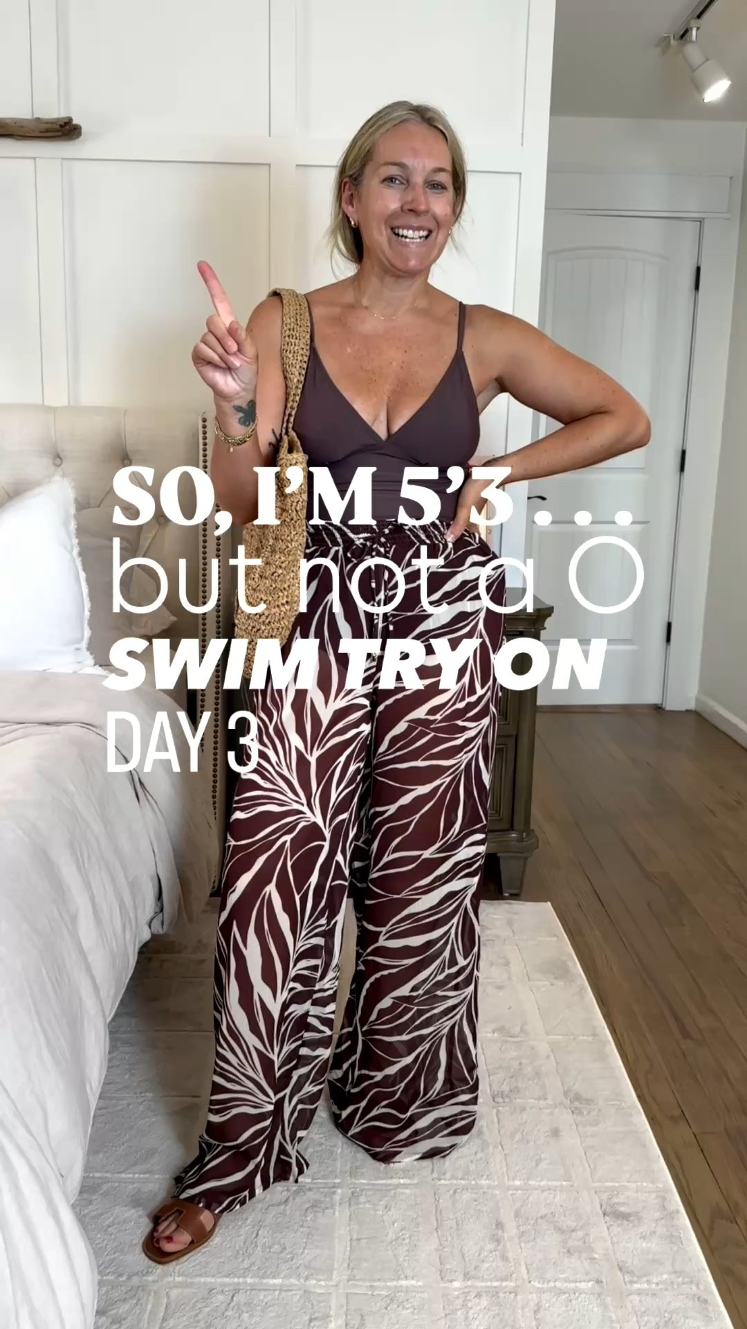 Swim to make us feel good! 
Mediums in everything EXCEPT the sand colored jumper, the blue two piece (I lied and said medium) and the white shorts. Large in each of those  

#LTKSwim #LTKOver40 #LTKMidsize