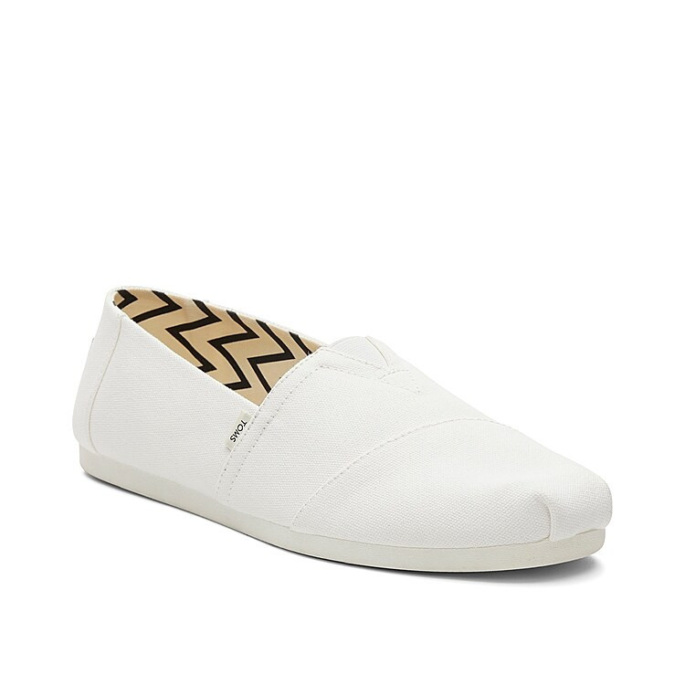 TOMS Alpargata SlipOn | Men's | White | Size 9.5 | Slip-Ons | DSW