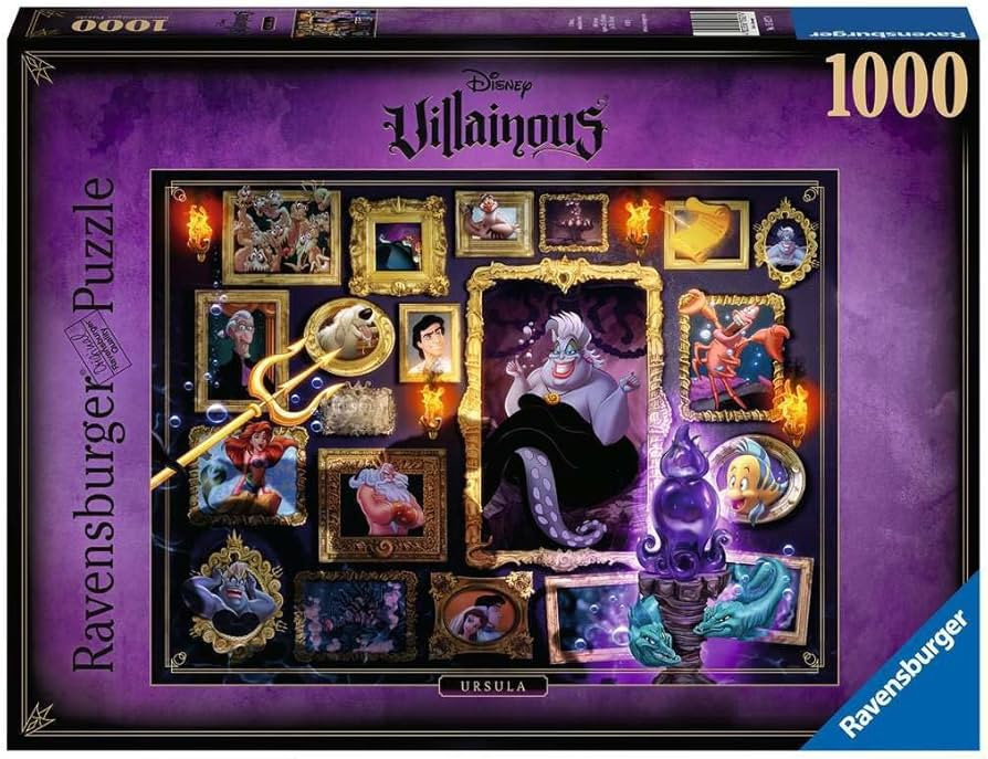 Ravensburger Disney Villainous Ursula Jigsaw Puzzle - 1000 Unique Pieces | Softclick Technology f... | Amazon (US)