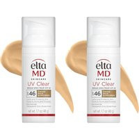 EltaMD Exclusive UV Clear Tinted SPF 46 Broad-Spectrum Duo ($92 Value) | Dermstore (US)