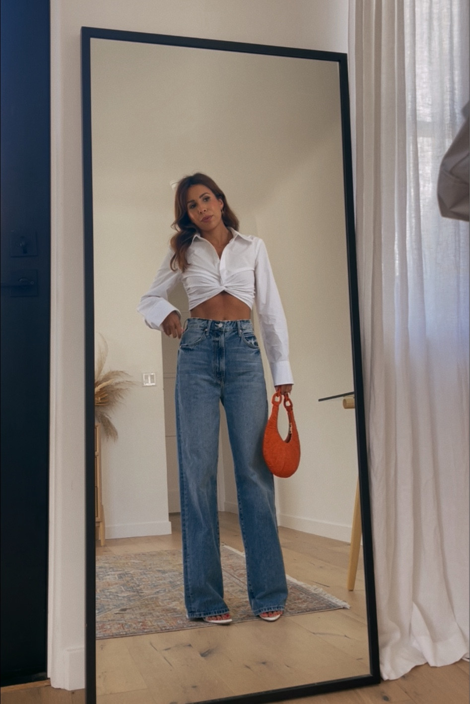 These jeans 🙌🏼 I am 5’3 and they are the perfect length with a little heel 

#LTKstyletip #LTKSeasonal