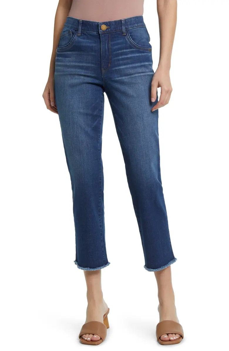 'Ab'Solution High Waist Ankle Slim Straight Leg Jeans | Nordstrom