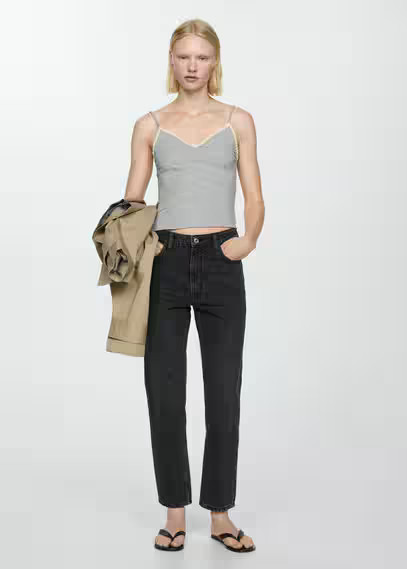 Mom high-waist jeans -  Women | Mango United Kingdom | MANGO (UK)