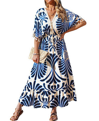 Women's Always Extra Ornate Maxi Beach Dress | Macy's