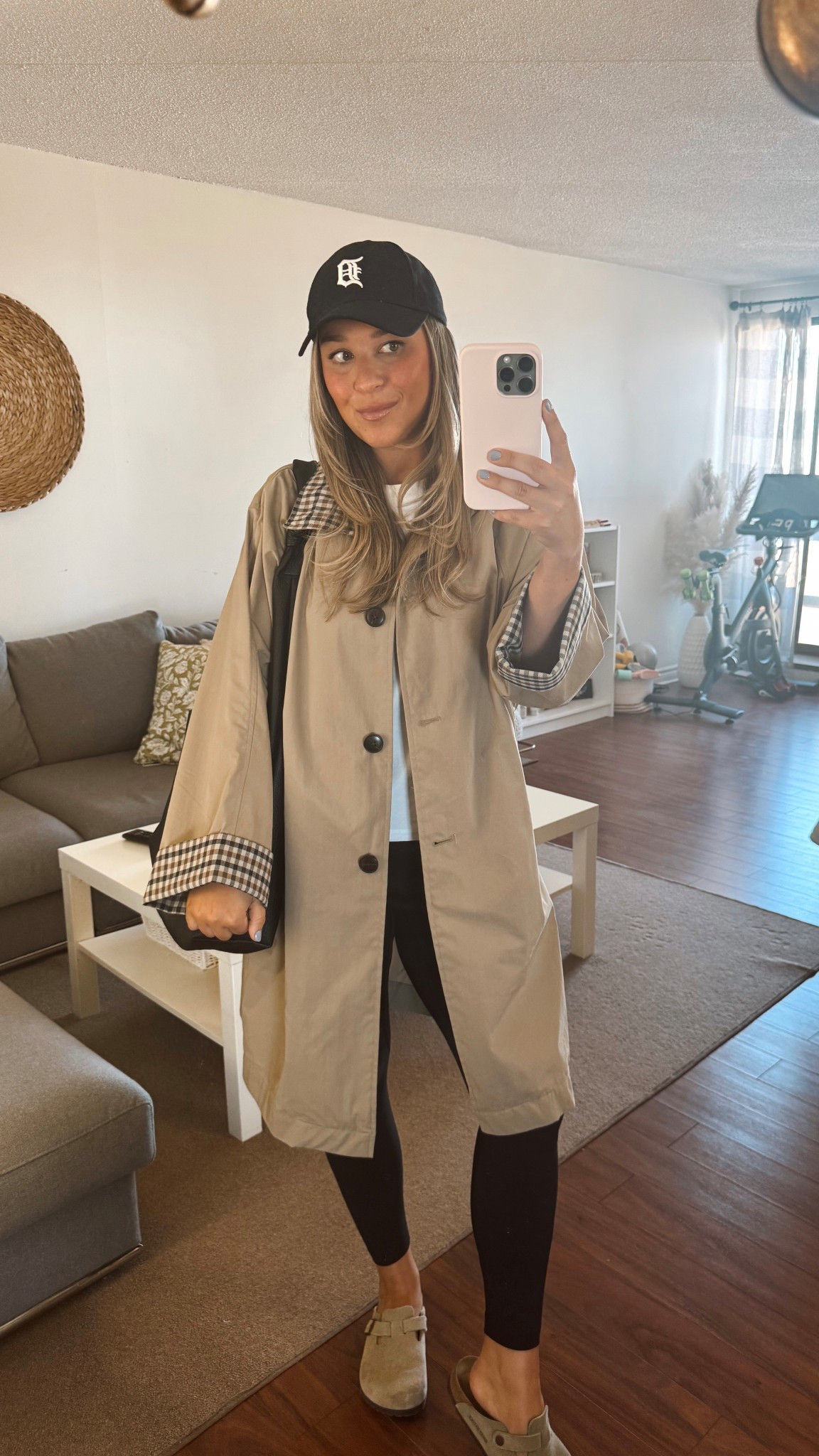 Trench coat season ❤️🌸🫶🏼 jacket is Zara! #trenchcoat #springoutfits #springwear #spring #sezane #sezanedupe #zara #trench #plaid 

#LTKcanada