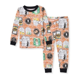 Haunted Castle Organic Cotton Pajamas - 2-Piece 12M | Burts Bees Baby
