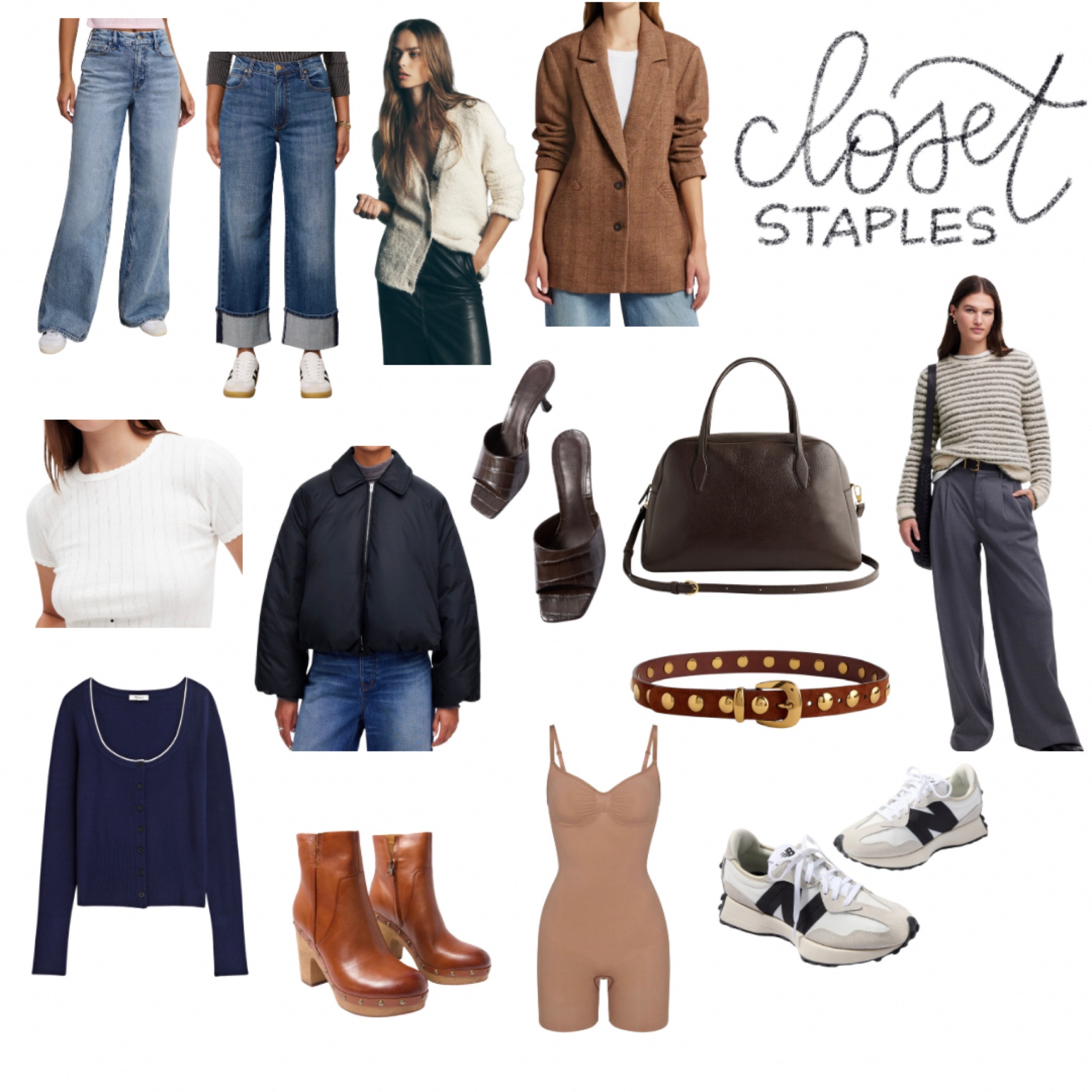 I wanted to put together the 14 basics that work perfectly as staples in your closet. This way, you’re not constantly buying entire outfits, but, rather statement pieces you can add to what you own. #closetstaples #womensbasics 

#LTKMidsize #LTKStyleTip