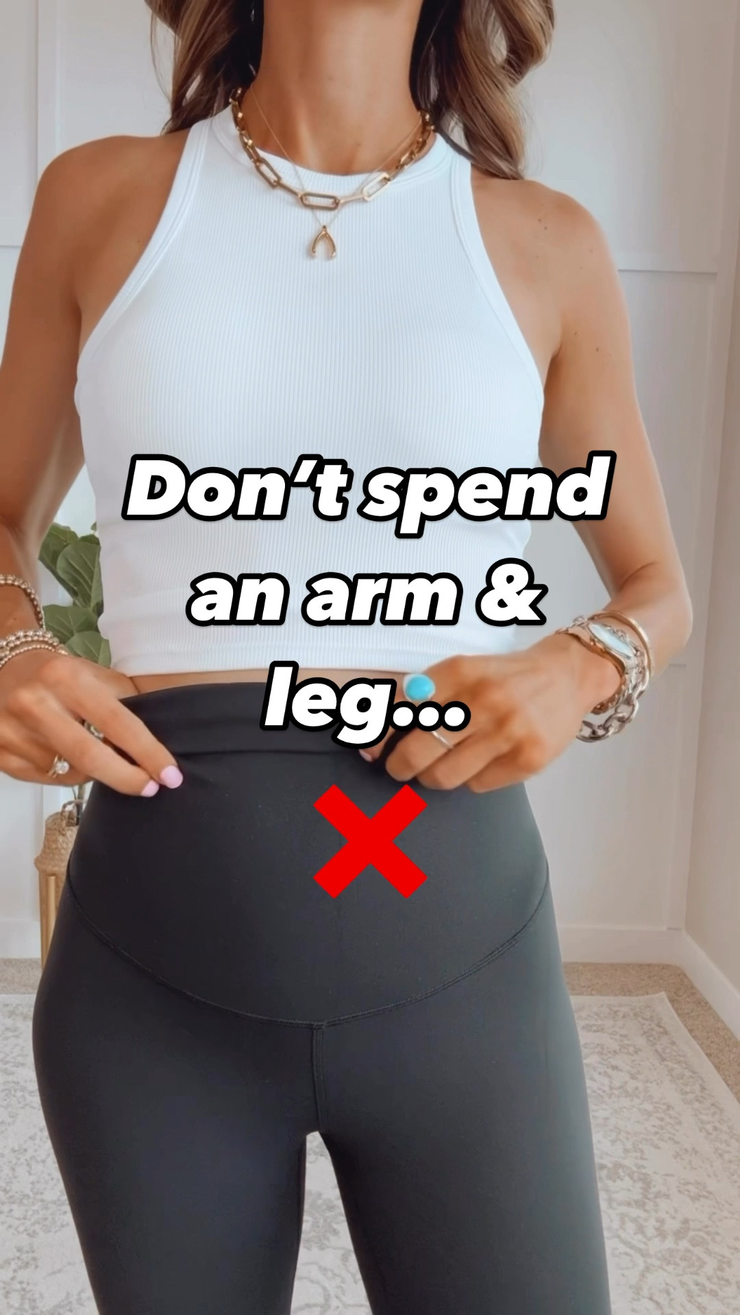 These maternity leggings are butter soft and SO COMFY. They offer support without the uncomfortable compression. Highly recommend! Also come in non maternity too! #bumpfriendly #maternity 

#LTKSummerSales #LTKVideo #LTKBump